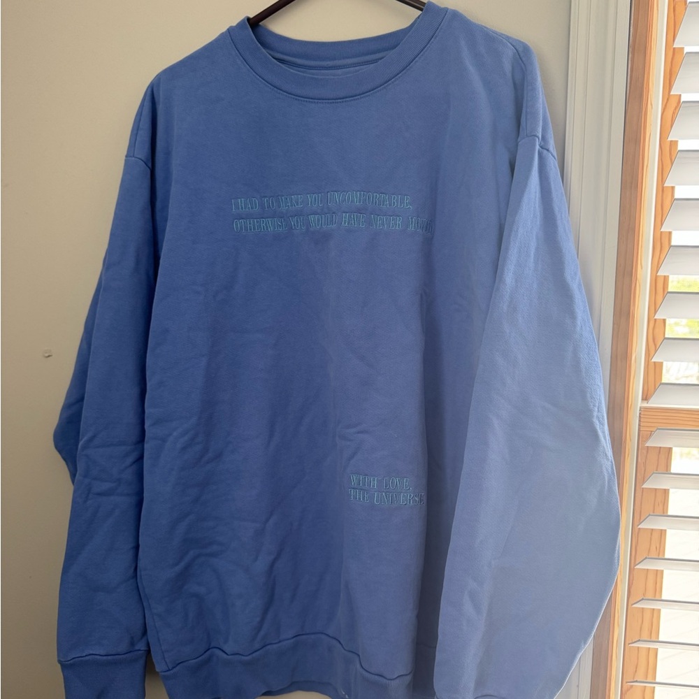 Boys Lie Blue Crewneck Sweatshirt Relaxed Fit